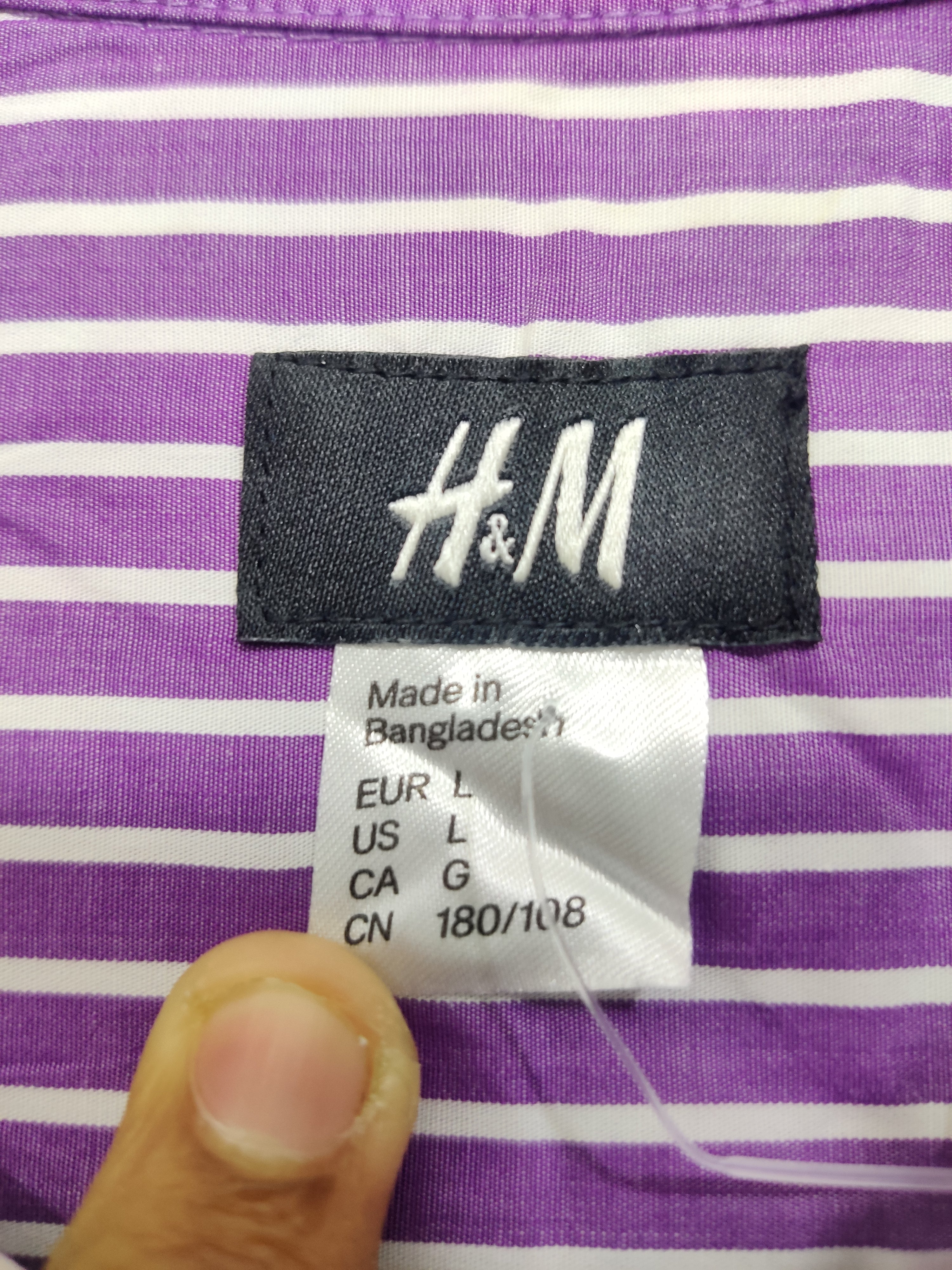 H&M Branded Original Cotton Shirt For Men