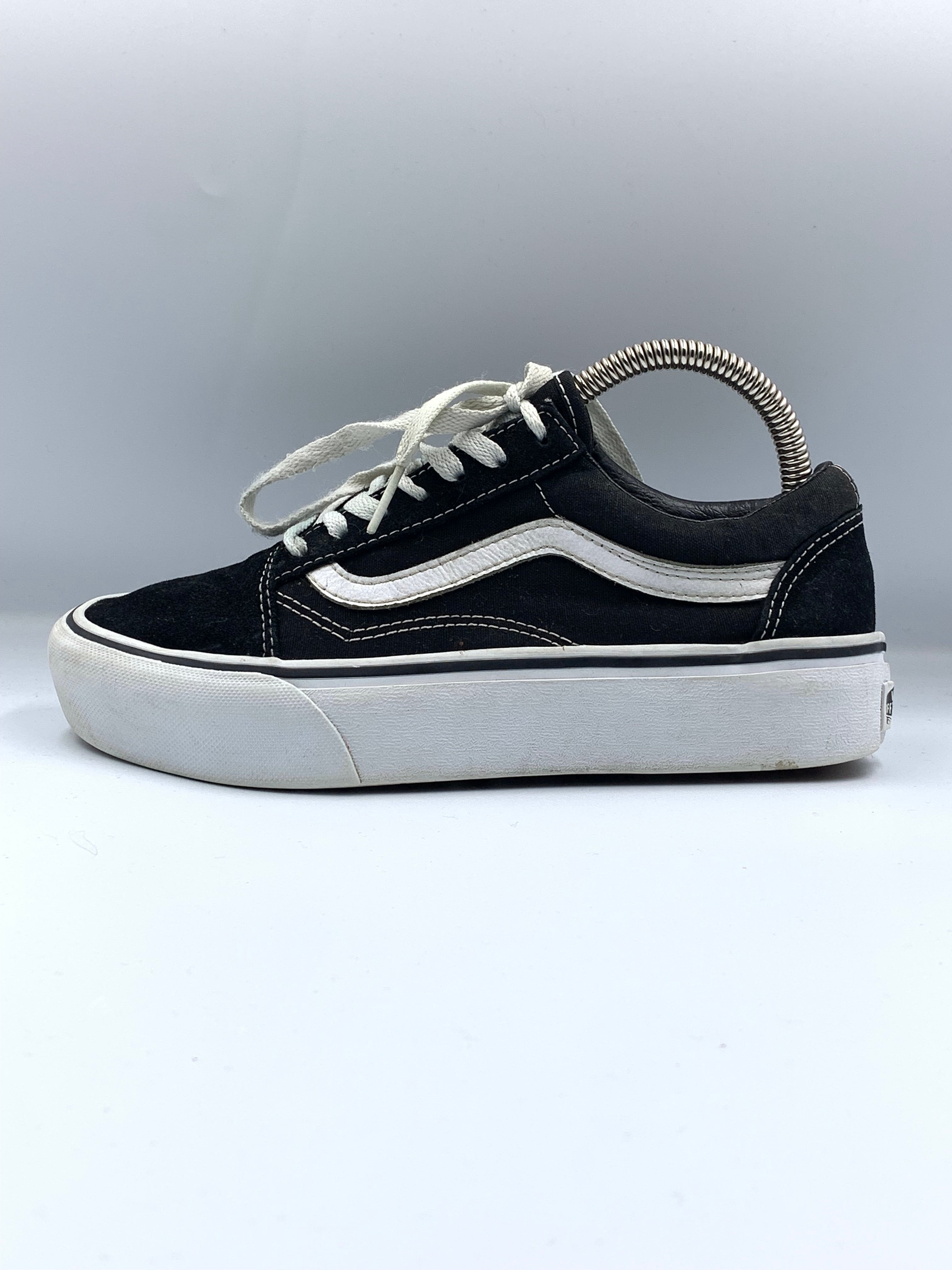 Vans Of The Wall Original Brand Sports Black Running For Women Shoes