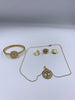 L.V Brand 4 Pieces Jewellery Set For Woman