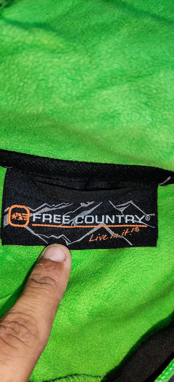 Free Country Branded Original Polyester Sports Inner Fleece Hood For Men Jacket