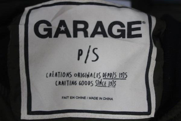 Garage Branded Original Parachute Ban Collar For Women Jacket