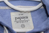 Papaya Branded Original Sky Blue Hoodie Zipper For Women