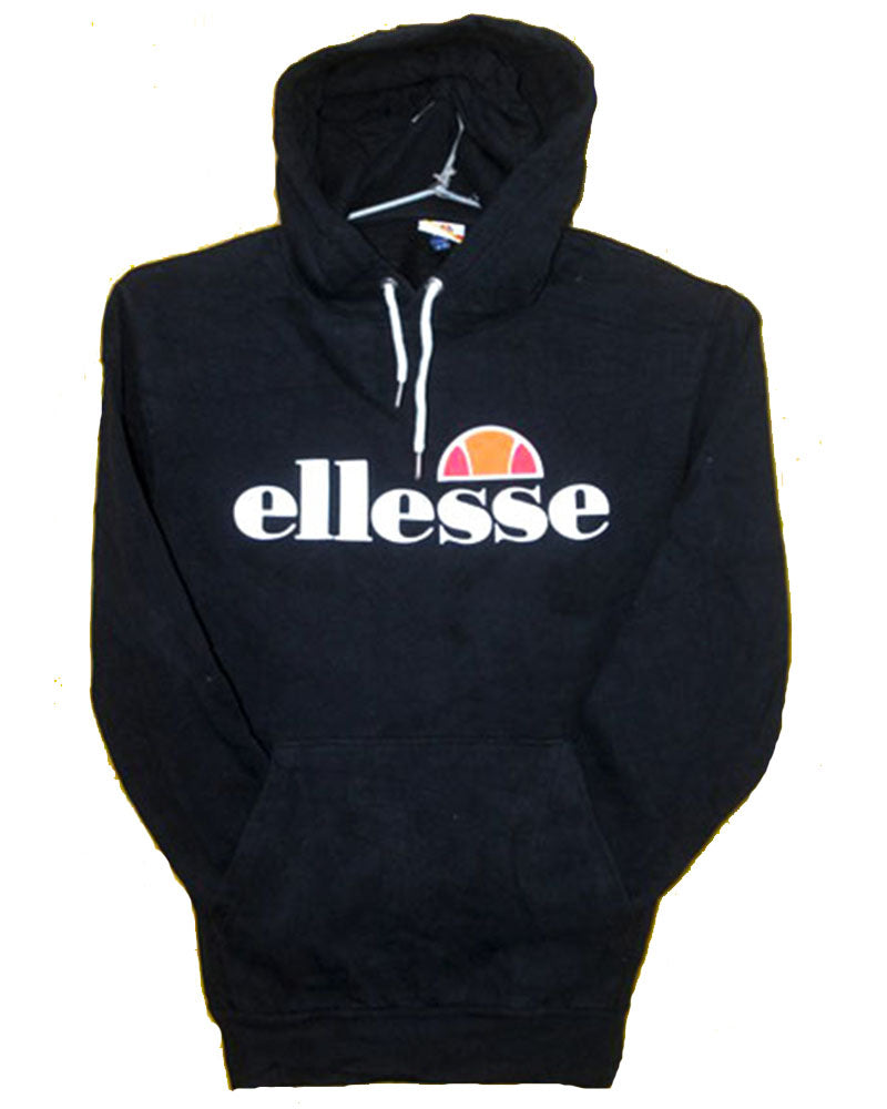 Ellesse Branded Original Jet Black For Men Kangaroo Hoodie