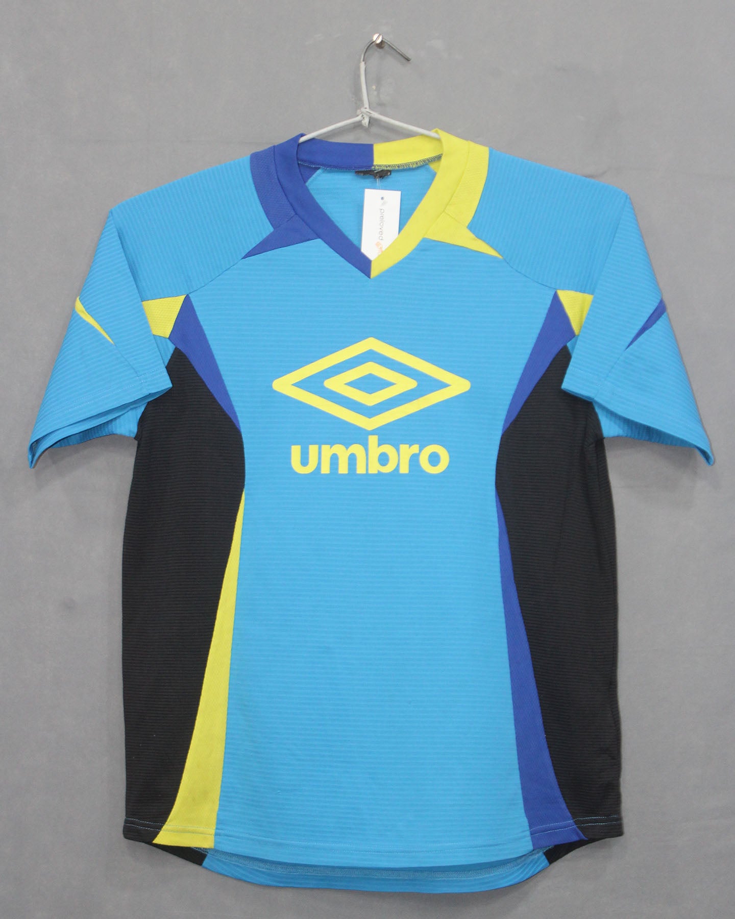 Umbro Branded Original For Polyester Sports V Neck Men T Shirt