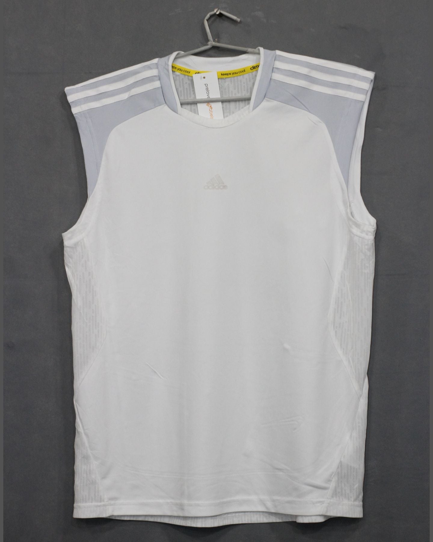 Adidas Branded Original For Sports Sleeveless V Neck Men T Shirt