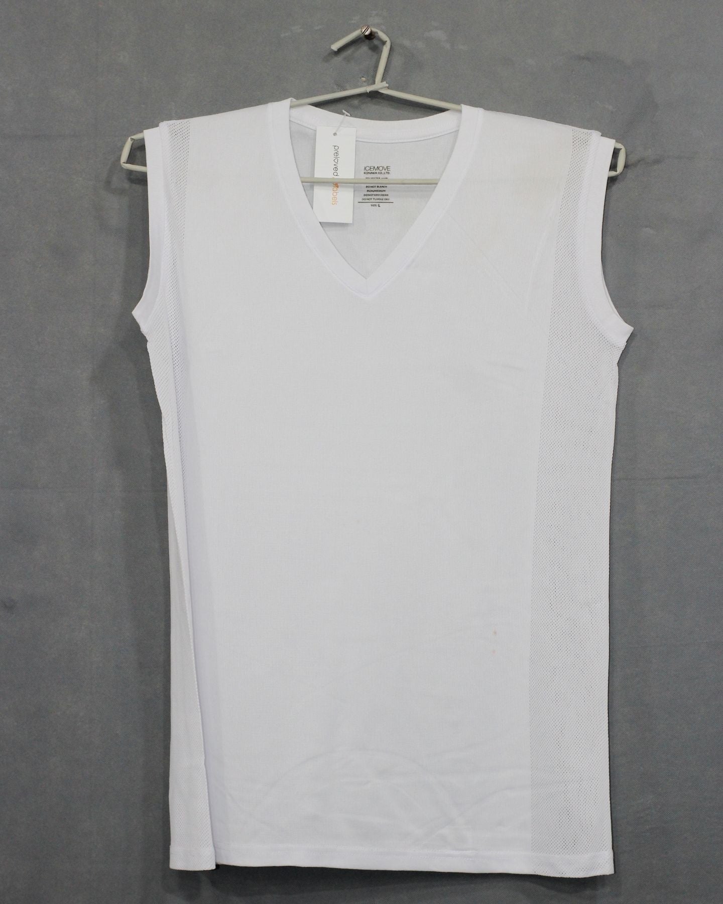 Icemove Branded Original For Sports Sleeveless V Neck Men T Shirt